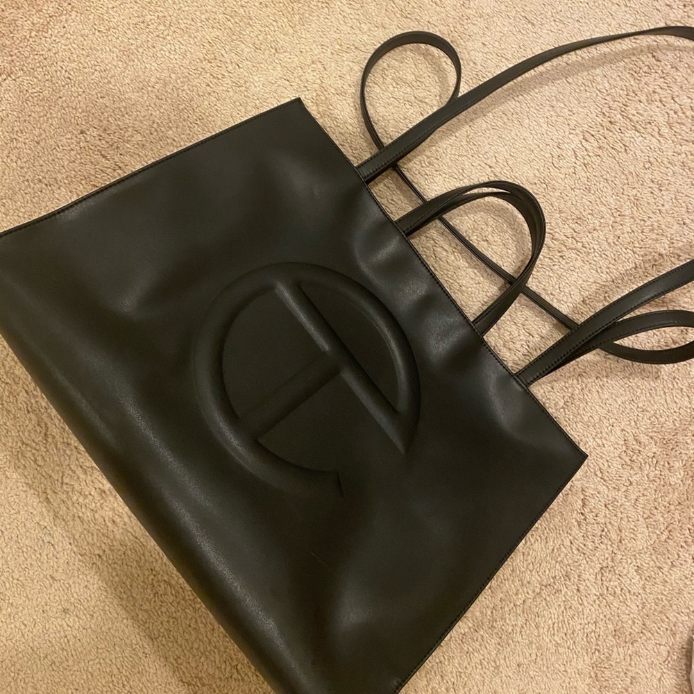 🔥🖤🔥LARGE BLACK TELFAR Shopping Bag - Picture 8 of 9